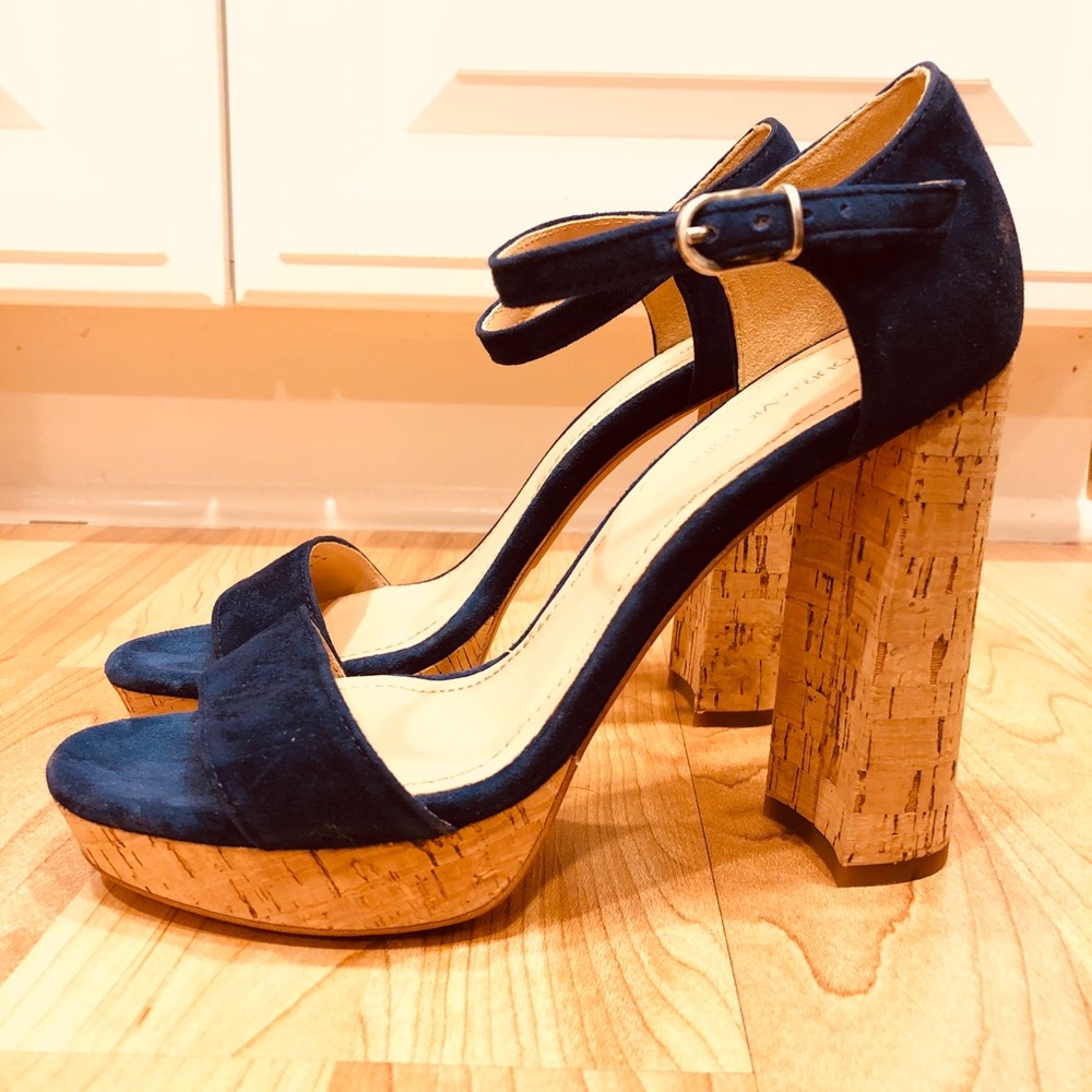 Pour La Victoire Yvette Platform Ankle Strap Heels